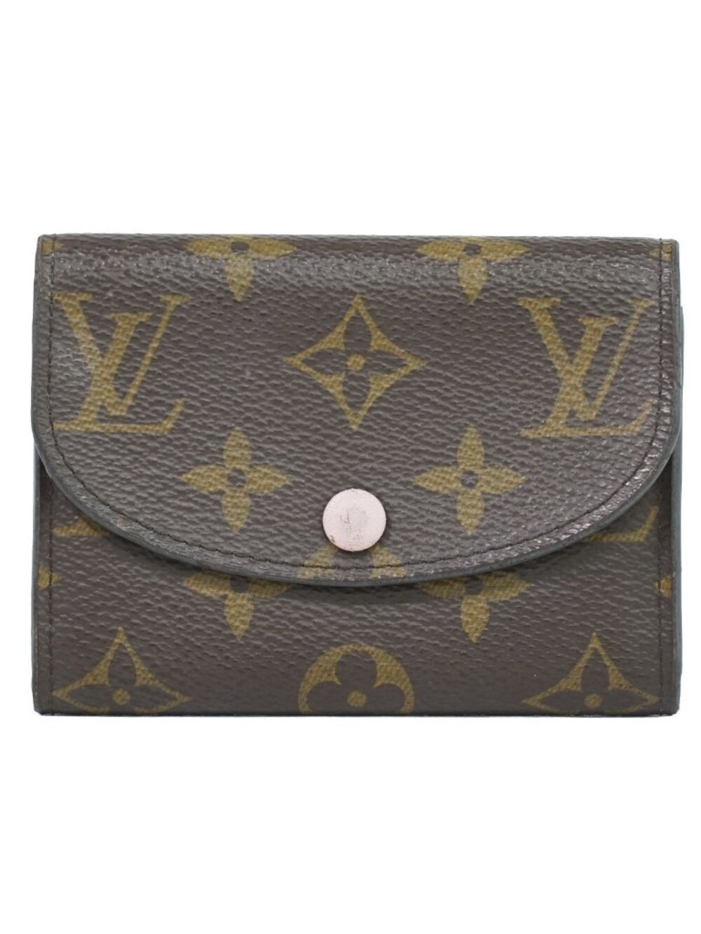 Louis Vuitton LV Porte Monnaie Rosalie Monogram Coin Purse Brown